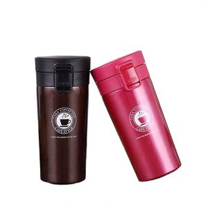 Termo de Acero Inoxidable de Doble Pared para Oficina, 380 ml/510 ml, Taza de Café de Viaje con Tapa, Venta al Por Mayor - Product Image 1