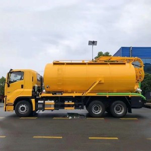 Camion combiné de nettoyage de canalisations ISUZU GIGA 6x4 20 m³, avec fonction de lavage haute pression et d'aspiration des eaux usées - Product Image 6