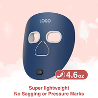 Masque facial LED infrarouge proche 850 nm personnalisé OEM, appareil de beauté pour soins de la peau par luminothérapie rouge