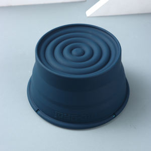 Yaqi 접을 수있는 실리콘 남성 면도 그릇 블루 여행 친화적 인 제모 제품 - Product Image 2