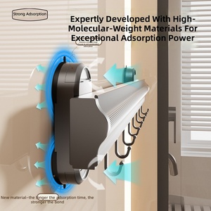Portasciugamani Telescopico <span class=keywords><strong>a</strong></span> <span class=keywords><strong>Ventosa</strong></span> per Bagno - Product Image 3