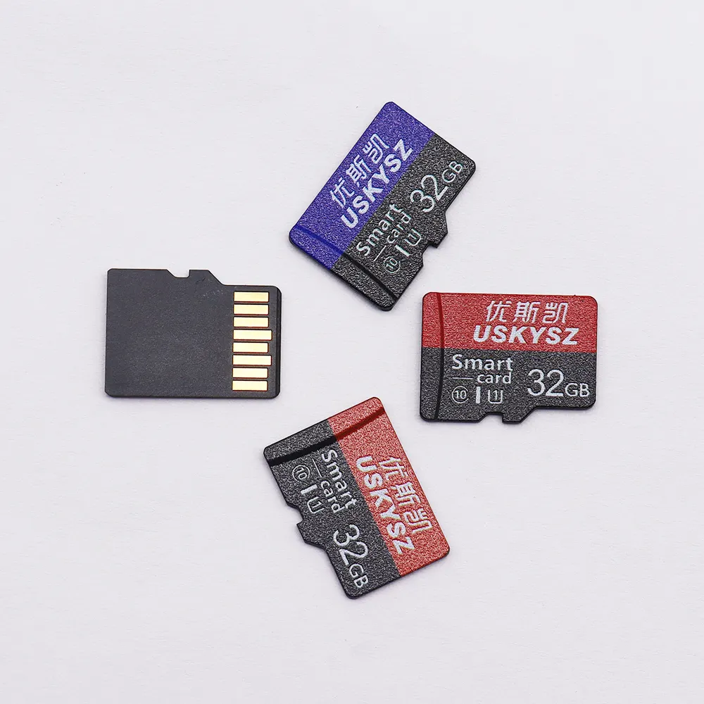 Promoção USKYSZ C10 U3 V30 TF cartão de alta velocidade com suporte para mini cartão SD SDIO cartão de memória de 4GB 32GB 128GB