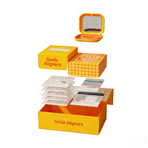 Bolsa <span class=keywords><strong>de</strong></span> cierre con cremallera para alineadores dentales, embalaje <span class=keywords><strong>de</strong></span> plástico para Mylar, transparente, barata, venta al <span class=keywords><strong>por</strong></span> <span class=keywords><strong>mayor</strong></span> - Product Image 2