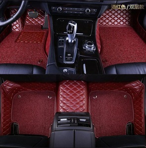 <span class=keywords><strong>Tapis</strong></span> de voiture en cuir de luxe imperméable, ensemble complet, épaisseur 3,5 mm, double couche, sur mesure, pour la vente en gros - Product Image 1