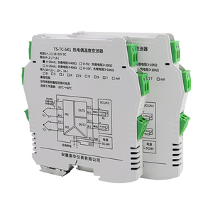 Transmetteur de température B E J <span class=keywords><strong>K</strong></span> N Thermocouple Isolateur de signal Capteur Prix Convertisseur de température 4-20ma DC18-32V - Product Image 1