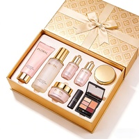 Scatola Rigida Personalizzata per Siero, Confezione in Cartone con Lamina d'Oro per Set di Bellezza e Fragranze di Lusso, Scatola Regalo