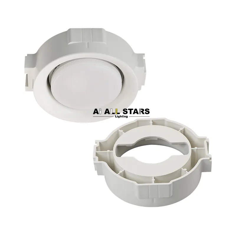 제조업체 Gx53 램프 도매 저렴한 가격 LED 램프 ABS GX53 홀더 고정구 GX53 LED 통 플라스틱 GX53 램프 하우징