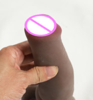 Dildo realista de TPE impermeable con ventosa para masturbación femenina, longitud insertable de 7.1 pulgadas, para una experiencia especial y sensual.