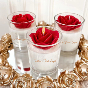 AIKUN <b>Red</b> Rose Valentine's Day Gift Soy Wax Private Label Wedding Scented <b>Candle</b> Gift Set Luxury Highly Scented <b>Candles</b> - Product Image 5