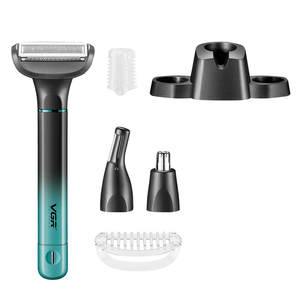VGR V-625 IPX5 Women Epilator Electric Lady Shaver Grooming Kit Callus Removal for Face Body Groin Trimmer Bikini Hair Removal - Product Image 4