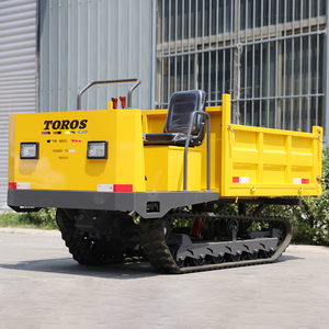 2T 3T perayap Mini Dumper TOROS melacak hidrolik 4ton Self-loading dan pembongkaran bahan Crawler Dumper Transporter - Product Image 5