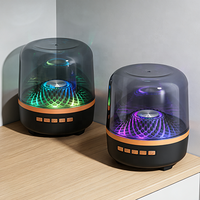 Speaker Nirkabel Transparan Bass Beast Speaker 5.0 Nirkabel Efek Cahaya RGB Gradasi Tahan Air Speaker Mengapung