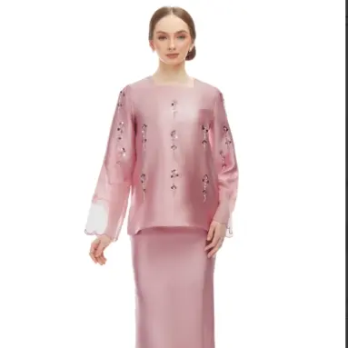 Baju Kebaya Moderne Baju Kurung 2024 Mode Elegant Kant Ontwerp Abaya