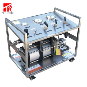 Pompe de surpression TEREK à cadre en acier inoxydable haute pression, cylindre pneumatique à <span class=keywords><strong>double</strong></span> entraînement pour équipement de remplissage et de test de <span class=keywords><strong>gaz</strong></span> - Product Image 5