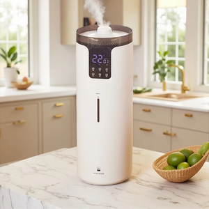 Humidificador Ultrasónico para el Hogar, Dormitorio, Mujeres Embarazadas, Bebés, con Capacidad de Nebulización, Purificación de Aire, Humidificador de Pie - Product Image 1