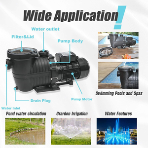 Pompe de circulation électrique auto-amorçante 1,5 CV pour <span class=keywords><strong>piscine</strong></span> creusée, en jade, à haut rendement énergétique, pour filtration de l'eau de <span class=keywords><strong>piscine</strong></span> - Meilleures ventes - Product Image 5