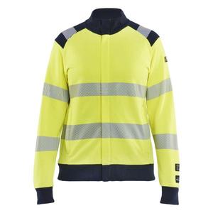BLAKLADER - 347117623389XXXL Sudadera Multinorm Hi-Vis para mujer Zip Hi-vis Amarillo/Azul Marino-EAN 7330509891629 ROPA DE TRABAJO DE 2017 - Product Image 1