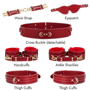 Kits de juguetes eróticos, correa de encuadernación, esposas inversas ajustables, juguete para parejas, cinturón de encuadernación BDSM, puño para piernas, juego sexual, tienda, juguetes para Adultos 18 + - Product Image 2