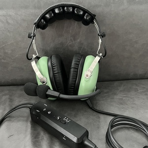 ANR ชุดหูฟังนักบินสีเขียวพร้อมระบบลดเสียงรบกวนแบบแอกทีฟ - Product Image 2