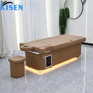เก้าอี้นวดสปาแบบปรับระดับได้ รุ่น Kisen Customized Slaon Thai พร้อมอ่างแช่เท้า แสงบำบัด และเตียงไฟฟ้า - Product Image 2