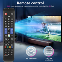 Télécommande AA59-00582A compatible avec les téléviseurs Samsung LCD LED UA32ES5500M UN32EH5300 UN46ES6100F (AA5900582A)