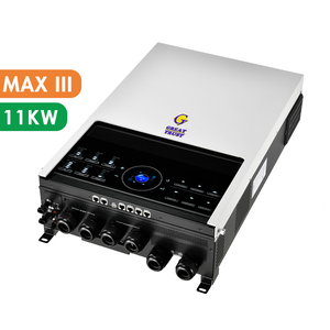 Inversor Solar Híbrido Trifásico/Bifásico <span class=keywords><strong>Max</strong></span> III de 8KW/11KW, Conexión a Red/Aislada, Cargador MPPT de CC a CA - Product Image 2