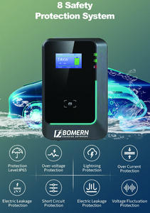 เครื่องชาร์จรถยนต์ไฟฟ้า Bomern <span class=keywords><strong>1</strong></span> เฟส 11 กิโลวัตต์ ระดับ 2 แบบ Type <span class=keywords><strong>1</strong></span> 48A J1772 15-50  สำหรับติดตั้งบนผนัง ใช้ในบ้าน - Product Image 3