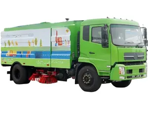 Barredora de carreteras y camión de limpieza para City Street y Airport Runway City Street Vacuum Road Sweeper Truck