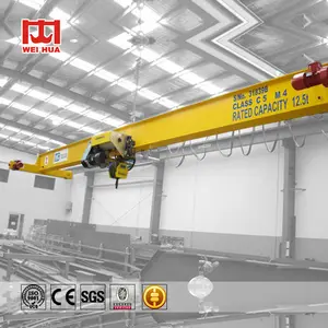 European Standard Single Beam 10 Ton 15 Ton Hanging Bridge Crane For Low Headroom Warehouse Using