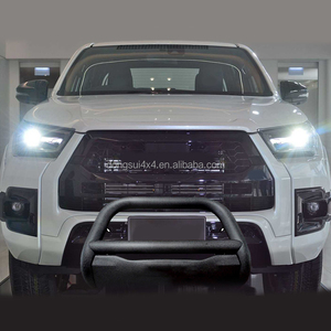 Parachoques delanteros <span class=keywords><strong>de</strong></span> coche duraderos <span class=keywords><strong>de</strong></span> nuevo diseño, barra <span class=keywords><strong>de</strong></span> toro <span class=keywords><strong>de</strong></span> acero para Lc200 Toyota Nissan Ford Jeep Toyota Hilux F150 Isuzu Hiace Mitsubishi - Product Image 3