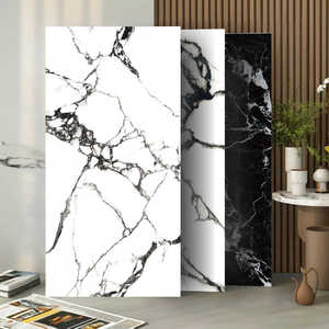 <span class=keywords><strong>Carrelage</strong></span> mural <span class=keywords><strong>et</strong></span> <span class=keywords><strong>de</strong></span> sol antidérapant en porcelaine Foshan 600x1200, <span class=keywords><strong>motif</strong></span> <span class=keywords><strong>noir</strong></span> <span class=keywords><strong>et</strong></span> <span class=keywords><strong>blanc</strong></span>, finition douce, épaisseur 9,5 mm, design Hyundai pour salon - Product Image 2