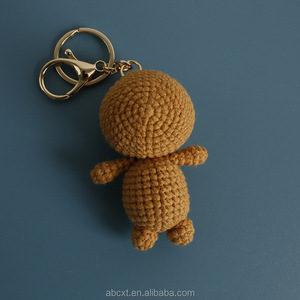Porte-clés paresseux en crochet fait main, mignon et kawaii, objets décoratifs - Product Image 4