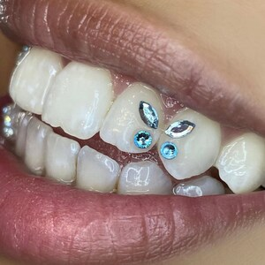 Oferta Especial: Gemas Dentales de Mariposa Sin Plomo, Piedras de Cristal de Varios Colores y Formas, Kit de Joyería Multiusos para Higiene Bucal - Product Image 3