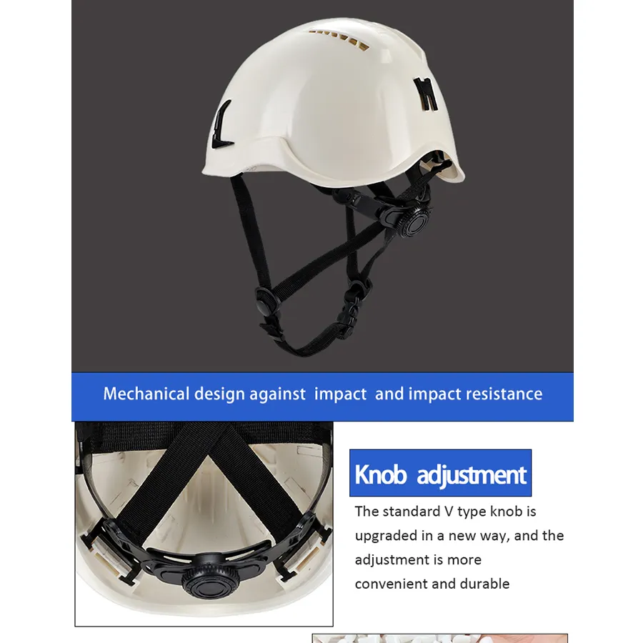 GuardRite 브랜드 산업 공학 건설 보안 등반 안전 헬멧