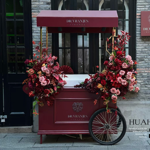 Vente directe d'usine de crème glacée vente de voiture décoration de mariage affichage Champagne panier toile de fond - Product Image 1