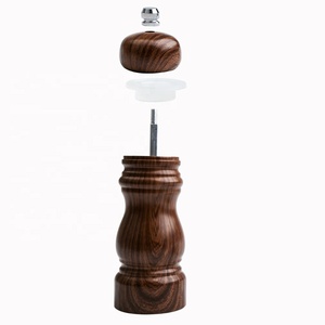 Wholesale European Quality Bamboo Salt Pepper Grinder Shaker Lid <strong>Herb</strong> Spice Tools Including Pepper Mill Packed <strong>Herb</strong> Grinding <strong>Box</strong> - Product Image 2