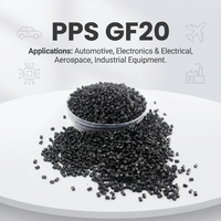 Granulés PPS haute densité pour moulage par injection, plastique d'ingénierie PPS, résistance aux hautes températures, granulés PPS GF/CF