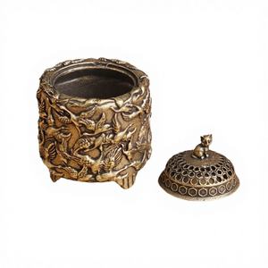 Brûleur à Bakhoor en laiton durable conçu pour une utilisation à long terme, créant un environnement aromatique frais à la maison - Product Image 4