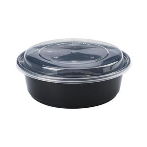 16Oz 24Oz 32Oz Nhựa Vòng Dùng Một Lần Thực Phẩm <span class=keywords><strong>Container</strong></span> Với Leak-Proof Nắp Bằng Lò Vi Bằng Lò Vi N Bát Cho Bữa Trưa - Product Image 6