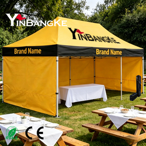 Carpa <span class=keywords><strong>de</strong></span> Lona Resistente para Exteriores <span class=keywords><strong>de</strong></span> 10x10 pies para Mercado <span class=keywords><strong>de</strong></span> <span class=keywords><strong>Pulgas</strong></span>, Refugio Promocional para Ferias Comerciales con Logotipo Personalizado, Precio <span class=keywords><strong>de</strong></span> Fábrica al por Mayor - Product Image 1