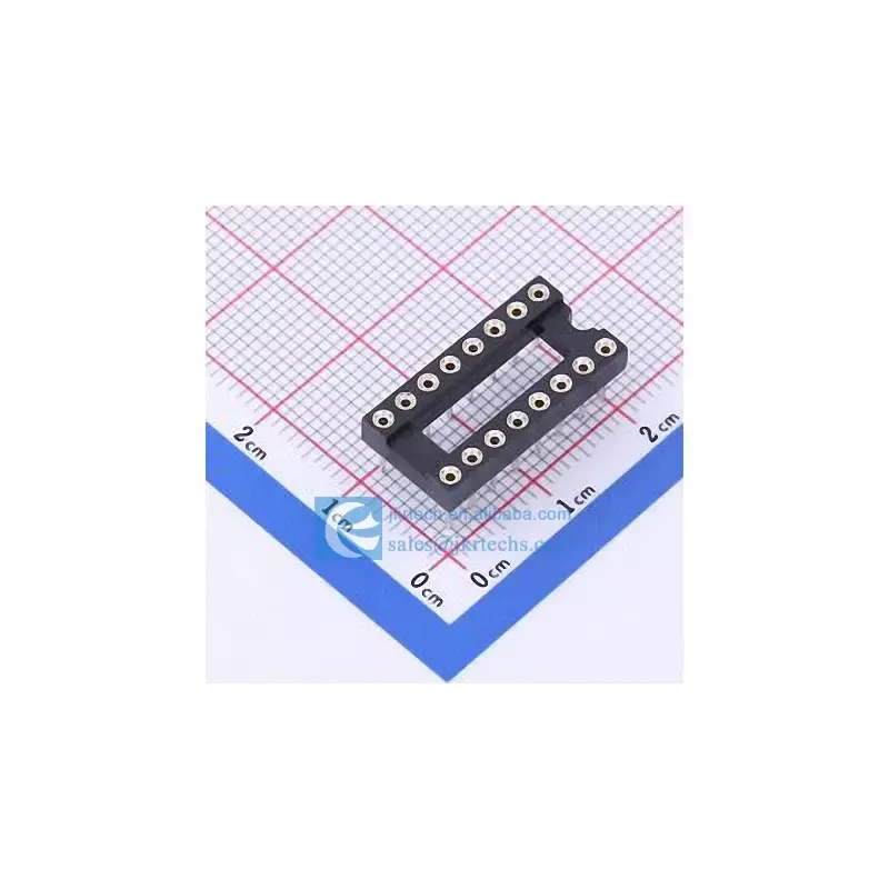 Citaat Per Brief Service Z-100163200100100 Dip Ronde Gaten 7.62Mm 16 2.54Mm Dip-16 Ic Sockets Connectoren Rohs Z100163200100100