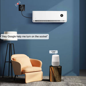 Zócalo ZigBee Smart FR, monitor de rendimiento de Oulets franceses de pared de doble enchufe, funciona con Google Home Smart Life Alexa - Product Image 3