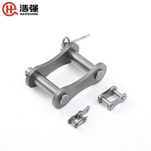 Haoqiang Chain Connector 15 Mm Single Strand Transmission Chain Joint With <b>Clip</b> And Pin - Product Image 3