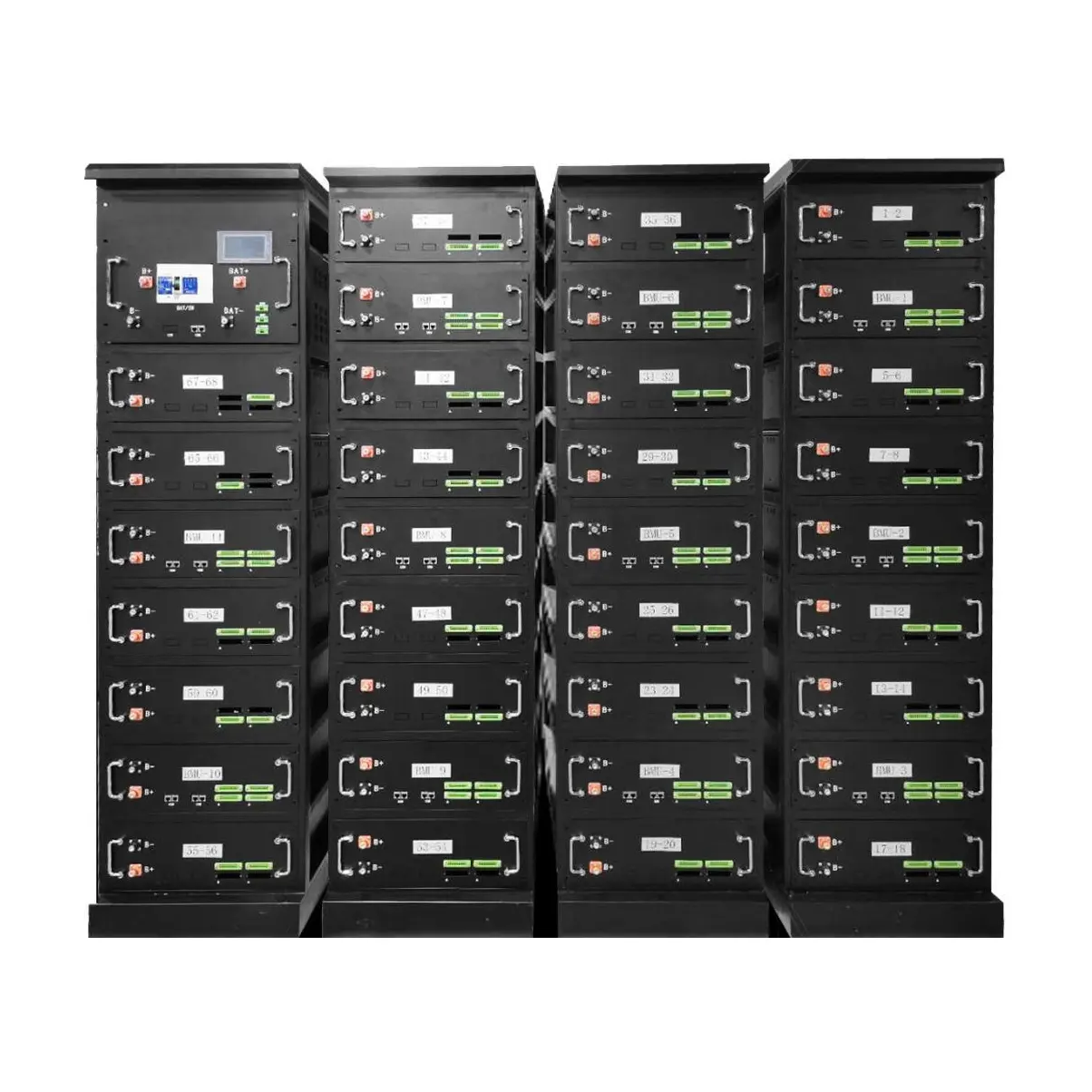 100 kWh ~ kWh 200kWh 1Mwh Lithium-Batterie Hochspannung 96V-800V 192V 384V 480V 100Ah 200Ah 300kWh 400kWh 150kwhLiFePo4 Batterie