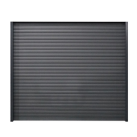 Porte à enroulement silencieuse en acier de type BoMa 77, en forme d'arc, avec isolation thermique, pour usage résidentiel, garage, commercial, extérieur, sécurité