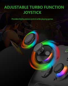 Gamepad Wireless RGB per Switch OLED/LITE/PC, Design Ergonomico, Giroscopio a Sei Assi, <span class=keywords><strong>Controller</strong></span> Programmabile con Turbo - Product Image 5
