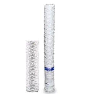 30 Inch Micro Filtratie Pure Aqua Filter Cartridge 40 Inch Pp Polypropyleen Wire Wond Cartridge Voor Onderspoel Waterfilter