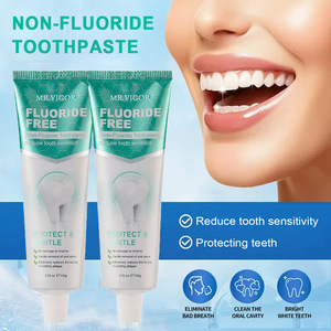 Dentifrice sans fluorure <span class=keywords><strong>MR</strong></span>.VIGOR, réduit la sensibilité, protège l'émail, nettoyage en douceur, élimine la mauvaise haleine, éclaircit les dents, 100g - Product Image 2