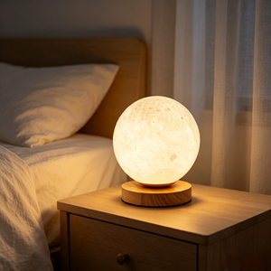 Creative <strong>Lunar</strong> Desk <strong>Lamp</strong> 3D Printed USB Tri-color Headboard <strong>Lamp</strong> LED Living Room <strong>Lamp</strong> - Product Image 2