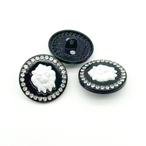 Nút Nhà Máy Tùy Chỉnh Thời Trang Cao Lớn Kim Loại Vòng Phẳng <span class=keywords><strong>Shank</strong></span> Nút Cho May Cho Áo Khoác - Product Image 6